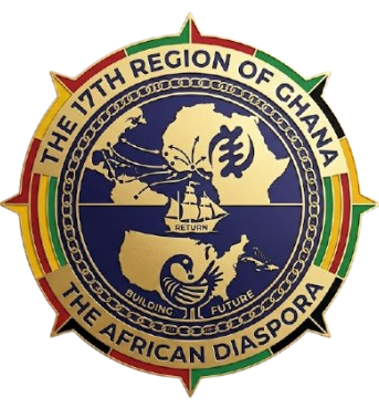 Seal of the 17th Region of Ghana, the African Diaspora